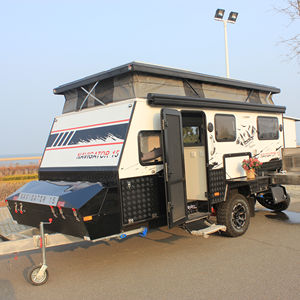 Remorque de voyage multifonctionnelle à toit relevable pour camping-car caravanes - Product Image 1
