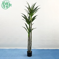 Plante artificielle réaliste en sisal de 160 cm, ornement en plastique pour salon intérieur, aménagement extérieur, décoration en gros
