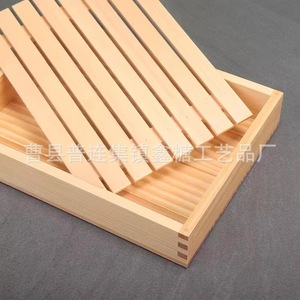 Wooden Serving <b>Tray</b> <b>Small</b> Size 20Cm X 15Cm X 5Cm For Food Packaging Eco Friendly Catering Tableware - Product Image 5