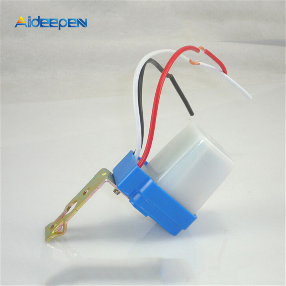 Датчик фотоэлемента для дневного/ночного освещения, 220 В переменного тока, 10 А, 50-60 Гц