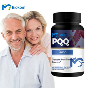 Suplemento de Salud OEM, Cápsulas de Pirroloquinolina Quinona (PQQ) de 10 mg para Promover el Crecimiento de Nuevas Mitócondrias, ATP y Apoyo Energético - Product Image 1