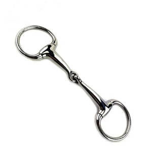 online hot sale Dutch elliptical link <b>gag</b> <b>bit</b> three-ring Dutch <b>gag</b> with stainless steel lozenge <b>bits</b> - Product Image 2