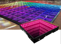 Miroir de piste de danse magnétique LED verre 500X500mm extérieur