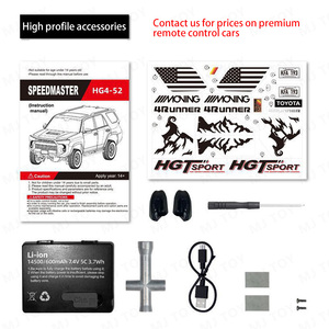 Juguete Popular Toyota HG4-52A 1/18, Camioneta RC de Alta Velocidad 4WD, Todoterreno, Control Remoto 2.4G con Luces, Metálica, SUV, Juguete para Niños - Product Image 6