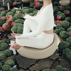 Cuscino da Meditazione Ergonomico Eco-Friendly in Memory Foam per Ritiro Mindful, Supporto Confortevole per Pilates Yoga, Schienale Morbido, Seduta <span class=keywords><strong>Zafu</strong></span> - Product Image 1