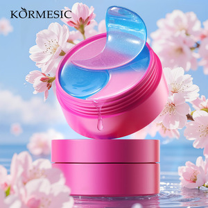 KORMESIC Private Label OEMODM 80g Cherry Blossom Dual-Color Crystal Eye Mask Patch Hydrating Lightweight Non-greasy Dark Circles - Product Image 1