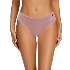 Per il produttore di UOKIN <span class=keywords><strong>slip</strong></span> Sexy brasiliano per le donne a vita bassa mutandine di cotone di tutti i giorni a maglia Tangas - Product Image 4
