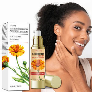 Sérum facial à la calendula AFCARE, essence faciale <span class=keywords><strong>contenant</strong></span> <span class=keywords><strong>de</strong></span> <span class=keywords><strong>l</strong></span>'<span class=keywords><strong>acide</strong></span> <span class=keywords><strong>salicylique</strong></span>, sérum réparateur contre <span class=keywords><strong>l</strong></span>'acné, huile pour réduire les pores, éliminer les points noirs, nettoyage - Product Image 1