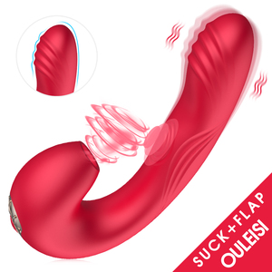 Suck Flap <b>Vibrator</b> Red <b>Rabbit</b> Style Adult Stimulation Toy Adult Toys - Product Image 1