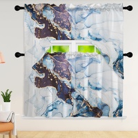 Rideaux de cuisine imprimés à passe-tringles, rideaux de fenêtre élégants, designs de rideaux personnalisés, vente en gros de rideaux directement pour la maison et la cuisine
