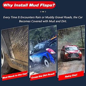 <span class=keywords><strong>Garde</strong></span>-<span class=keywords><strong>boue</strong></span> universel en caoutchouc souple tout temps pour pick-up SUV Rv Cargo Van Caravan Trucks Exterior Car - Product Image 5