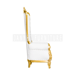 Chaise de trône royale dorée bon marché pour mariage, pour reine, vente en gros - Product Image 5