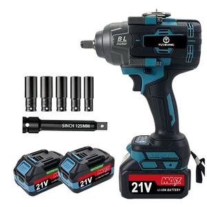 ประแจบลัชเลสไร้สายแบบชาร์จได้ แรงดัน 21V ระดับอุตสาหกรรม ลิเธียมไอออนแรงบิดปรับได้สำหรับงานหนัก เหมาะสำหรับงาน DIY - Product Image 5