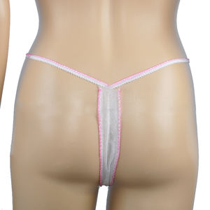 G-string jetable non tissé slips T tongs unisexe <span class=keywords><strong>Tanga</strong></span> Spa sous-vêtements - Product Image 1