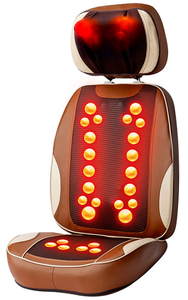 Cojín de masaje lumbar con refrigeración por infrarrojos, cojín de masaje lumbar con vibración eléctrica y calor para asiento trasero de acupuntura - Product Image 2