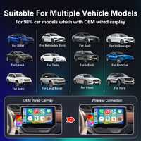 Adaptateur USB Type-C universel filaire vers sans fil CarPlay et Android Auto avec commande vocale pour iPhone Smart Box