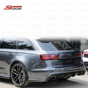 Séparateur de pare-chocs arrière en FIBER de carbone de STYLE bobo MAXTON, pour AUDI <span class=keywords><strong>RS6</strong></span> C7 2013 — 2018 - Product Image 2