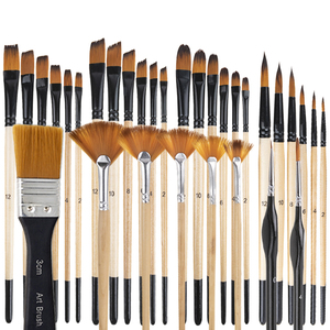 Boyi Xuan nuevo superventas 31 Uds detalle <span class=keywords><strong>fino</strong></span> miniatura Guoache juego de pinceles de artista para pintura de acuarela al óleo acrílica - Product Image 2
