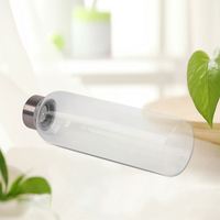 Botella de Agua de Vidrio Borosilicato Duradera de Alta Calidad, Ecológica, Reutilizable, con Logotipo Personalizado, Tapa con Bisagras, Resistente al Calor -30-150