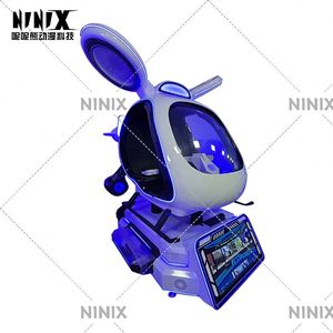 เครื่องจำลองการบิน VR ขนาดใหญ่ สถานที่จำลองการบินในร่มยอดนิยม ประสบการณ์การเรียนรู้วิทยาศาสตร์การบินและอวกาศ ห้องนักบินเสมือนจริง เครื่องเล่นเกมคอนโซล - Product Image 4