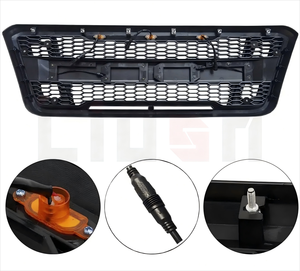 Rejilla de Luces LED Modificada para Ford Lobo, Actualización de la Rejilla Delantera con Luces LED para <span class=keywords><strong>MK11</strong></span> Ford Serie F P221 F150 Pickup, Kit Mejorado - Product Image 3