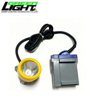 Lampada da Miniera Ricaricabile a LED 15000Lux con Cavo, Torcia Frontale per Minatori IP68, Luce per Elmetto 7800mAh