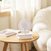 Nuevo Ventilador de Pared Magnético Portátil con Batería de Litio Recargable por USB, Mini Ventilador de Refrigeración en Caja de Plástico para Exteriores