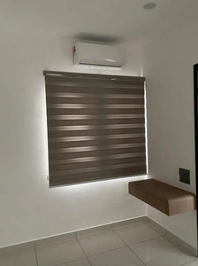 Store zébré moderne et minimaliste EX10 SUPER, rideau à double bande pour l'aménagement intérieur d'appartements, anti-éblouissement - Product Image 5