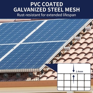 Senershuo Solar Panel Critter Guard 6in X 50ft - Rouleau de treillis métallique antirouille pour la protection contre les oiseaux et le contrôle des animaux sur les toits - Product Image 4