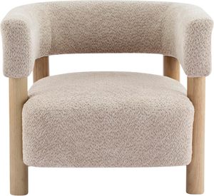 Fauteuil d'appoint <span class=keywords><strong>Christopher</strong></span> Knight Home Carly à dossier bas, avec coussin en tissu bouclé, confortable pour la lecture dans le salon - Product Image 3