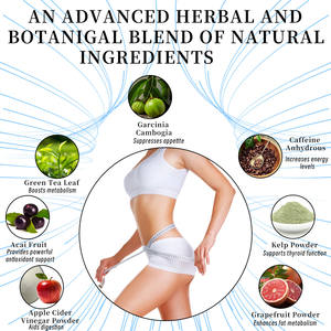 Capsules thermogéniques de brûleur de graisse de vente chaude avec la feuille de thé vert de fruit d'açai améliore des niveaux d'énergie pour la graisse thermogénique - Product Image 4