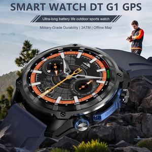 สมาร์ทวอทช์ DSM11 G1 GPS หน้าจอ AMOLED 1.43 นิ้ว แบตเตอรี่ 860mAh ระบบระบุตำแหน่ง GNSS หลายย่านความถี่ กันน้ำ 3ATM  ถ่ายโอนข้อมูลผ่าน USB นาฬิกาสำหรับกิจกรรมกลางแจ้ง - Product Image 1