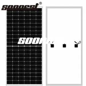 双面光伏单太阳能电池板400W 500W 600W单晶Hjt光伏模块面板Solares