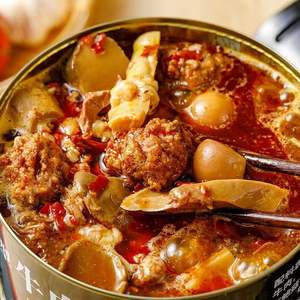 หม้อไฟใส่อาหารรส<span class=keywords><strong>เผ็ด</strong></span>สไตล์ฉงชิ่งสารพันผสมระดับพรีเมียม1500กรัมกระป๋องพร้อมรับประทานน้ำเกลือ3ปี - Product Image 6