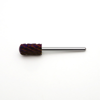 3/32 "Foret à ongles en carbure de tungstène de sécurité grand baril 5XC pour ongles en acrylique
