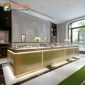 High Visibility Shopping Mall Jewelry Display Cabinet Wood <b>Frame</b> Commercial Store Display Cabinet - Product Image 6