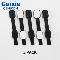 Serrures de placard Gaixie, lot de 5, sécurité enfant, verrous de tiroir multi-usages pour tiroirs, réfrigérateur, siège de toilette, poubelle