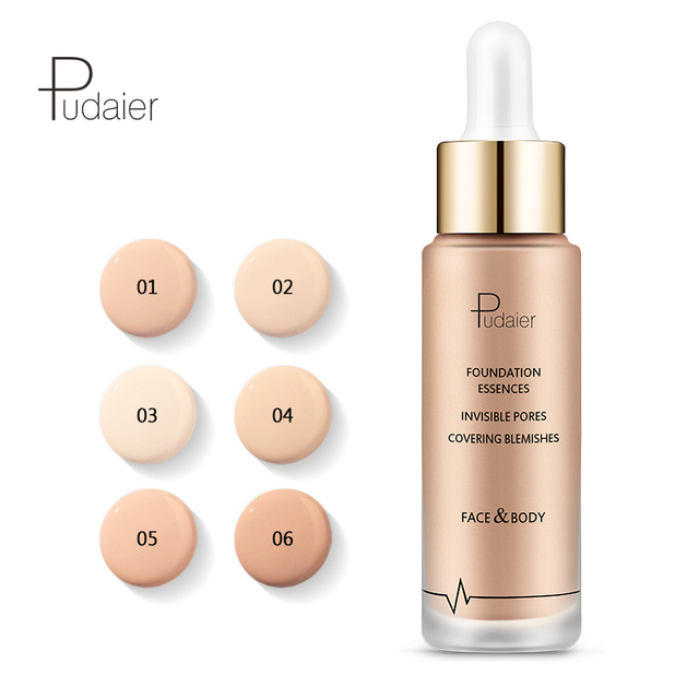 Custom Logo Private Label Makeup Oil Control Skin-Balancing Liquid Foundation Wholesale Cosmetic