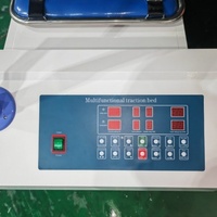 Lit de traction cervicale et lombaire 3D à micro-ordinateur avec affichage numérique automatique pour rééducation et étirement