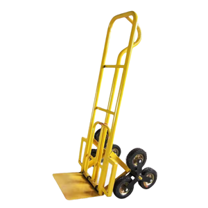 Re a sei ruote scala arrampicata auto per la movimentazione bagagli e manufatti carrello pieghevole rimorchio con piattaforma al piano di sotto di supporto - Product Image 4