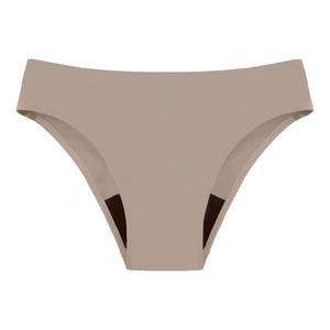 Braguita de Baño Seamless para Mujer, 6 Colores, Color Café, 4 Capas, a Prueba de Fugas, Secado Rápido, Transpirable, Cintura Baja, China - Product Image 1