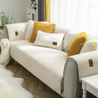 Housses de coussin en polaire sherpa double face personnalisées OEM ODM pour canapé, lit, fauteuil, douces, chaudes et moelleuses
