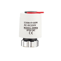 Actionneur thermique électrique 230V NC normalement fermé pour collecteur de chauffage par le sol, actionneur thermostatique de chauffage au sol IP54
