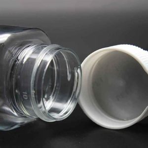 Vente en gros de flacons en plastique noirs vides de 120 ml pour médicaments, compléments alimentaires, capsules, avec bouchon à vis et impression sérigraphique - Product Image 2