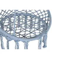 Fauteuil suspendu en acier et coton 80cm (Prof.) 63cm (Large) Hauteur 128cm 100KG