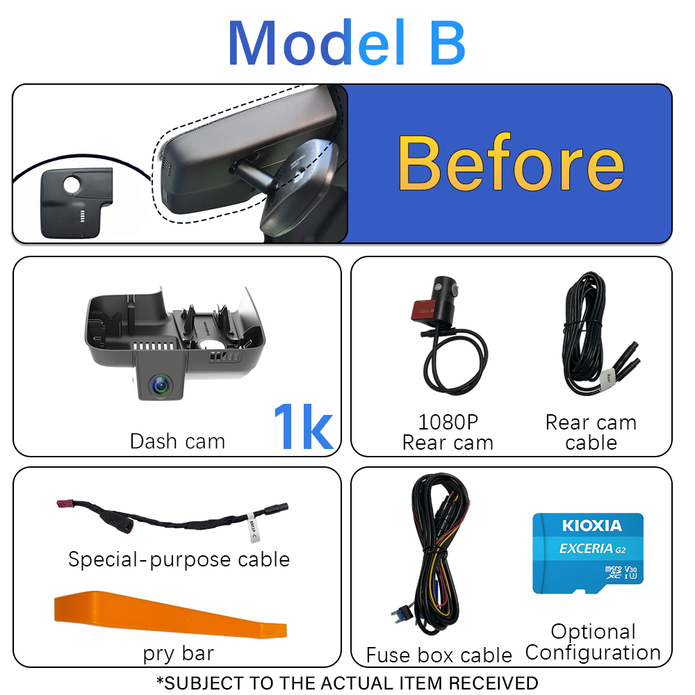 Model B 2K front+rear