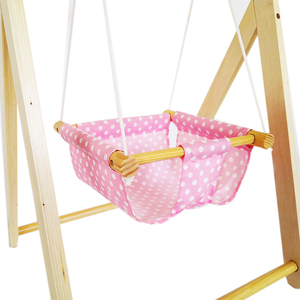 2025 Latest Hot Sale Dollhouse Infant Bedroom Basket <strong>Doll</strong> <strong>Swing</strong> for House Decor - Product Image 4