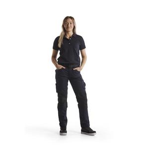 BLAKLADER - 719513308699D24 Pantalón de servicio para mujer con elástico Azul marino oscuro/Negro-PANTALÓN DE TRABAJO EAN 7330509647059 - Product Image 3