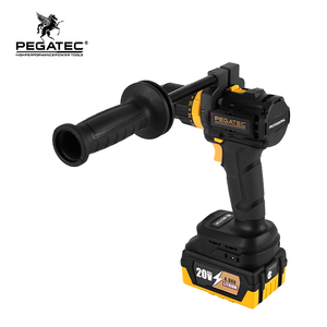 Taladro Percutor Industrial y de Bricolaje de 20V con Batería de Iones de Litio de 2.0Ah y 54Nm, Portabrocas sin Llave para Concreto/Azulejos/Madera/Metal PT10004 PT1000 - Product Image 5