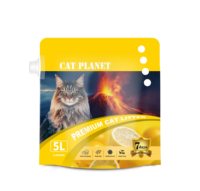 Arena para Gatos de Bentonita 99.99% Libre de Polvo, Arena para Gatos de Alta Calidad en Forma de Bola, Arena Natural de Sodio para Mascotas